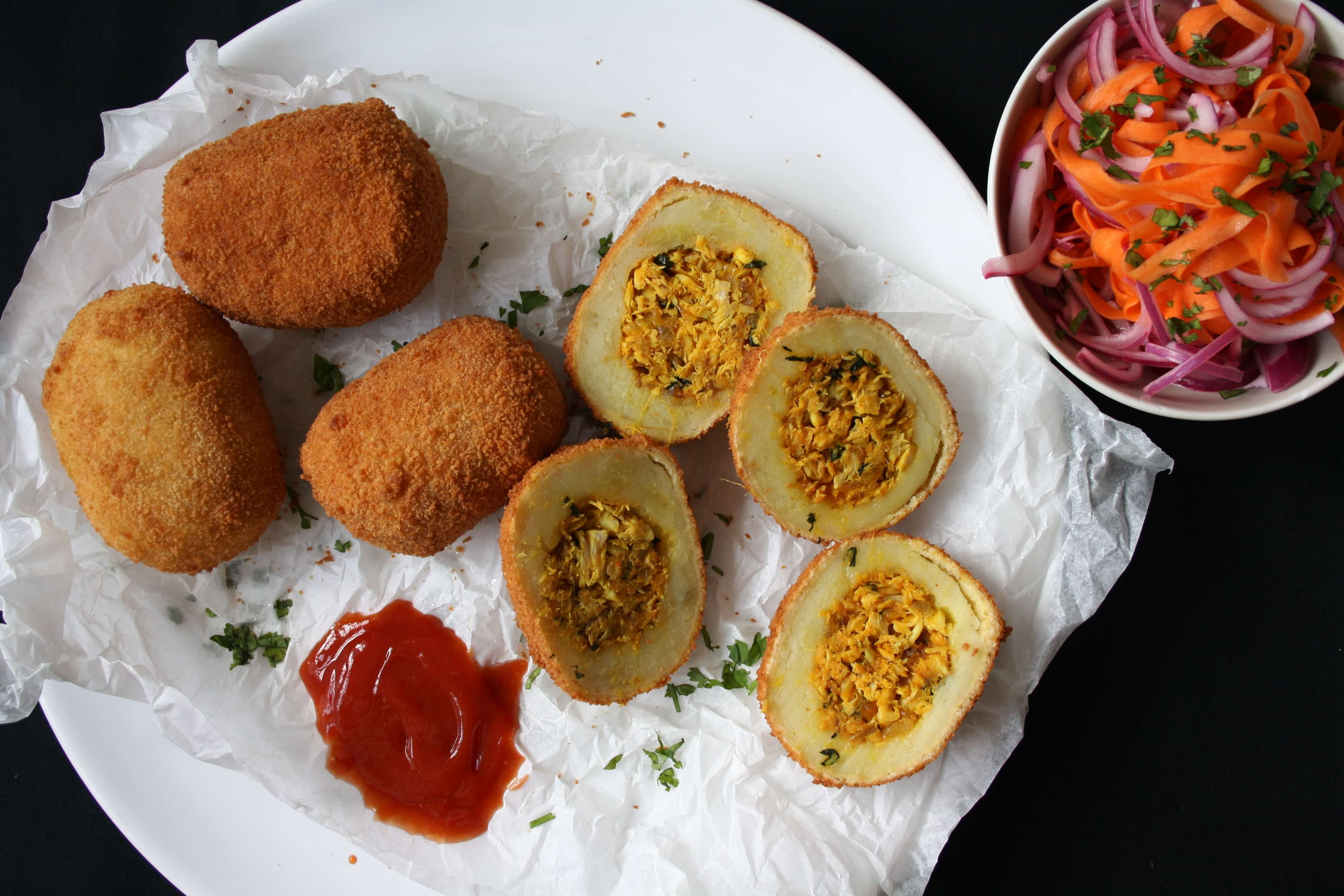 Bengali Macher Chop Indian Recipes Maunika Gowardhan