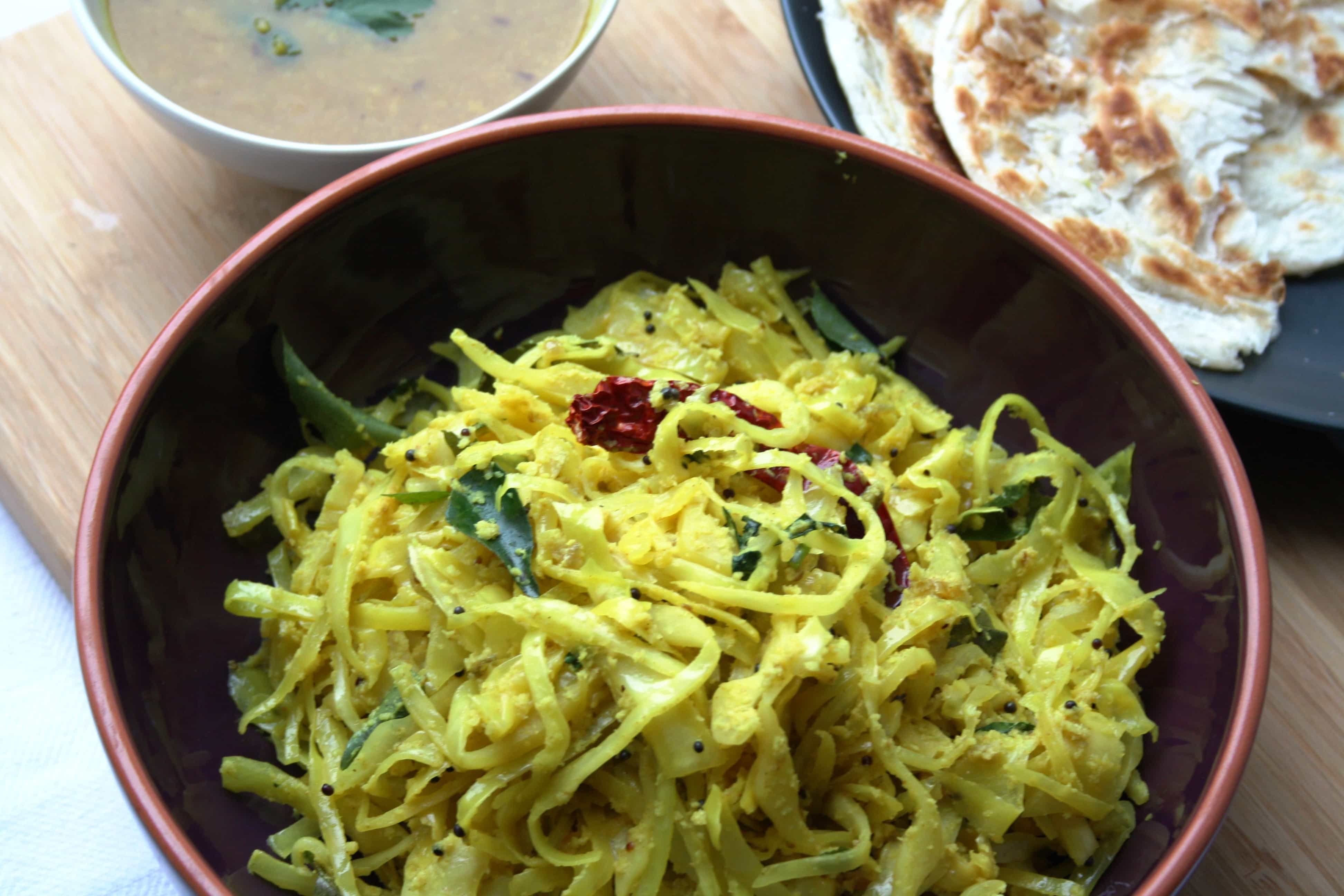 cabbage indian recipes curry