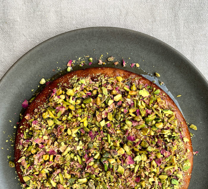 Cardamom, Rose and Pistachio Cake – Maunika Gowardhan